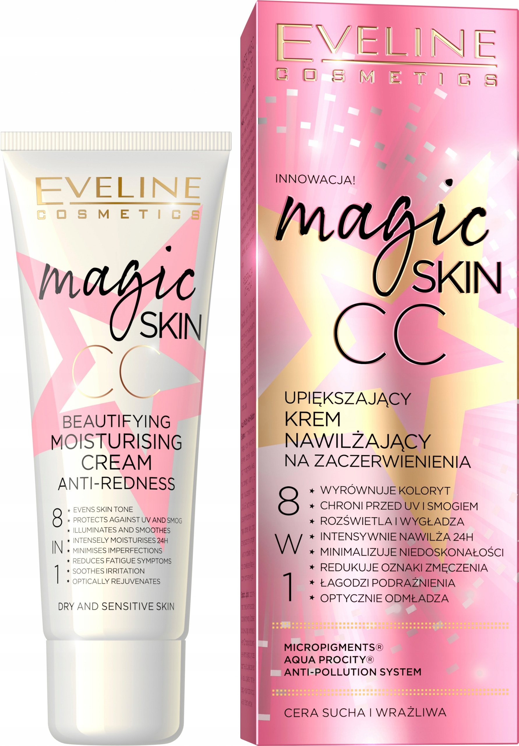

Eveline Magic Skin krem do twarzy CC 8w1 50 ml