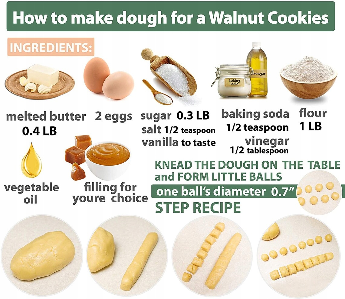 OPIEKACZ DO ORZESZKÓW FORMA DO CIASTEK ORZESZKI Płytki w zestawie inne