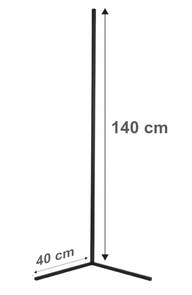 LAMPA PODŁOGOWA NAROŻNA LED GRUNDIG MUSIC SENSOR RGB 140cm + PILOT Kolekcja FLOOR