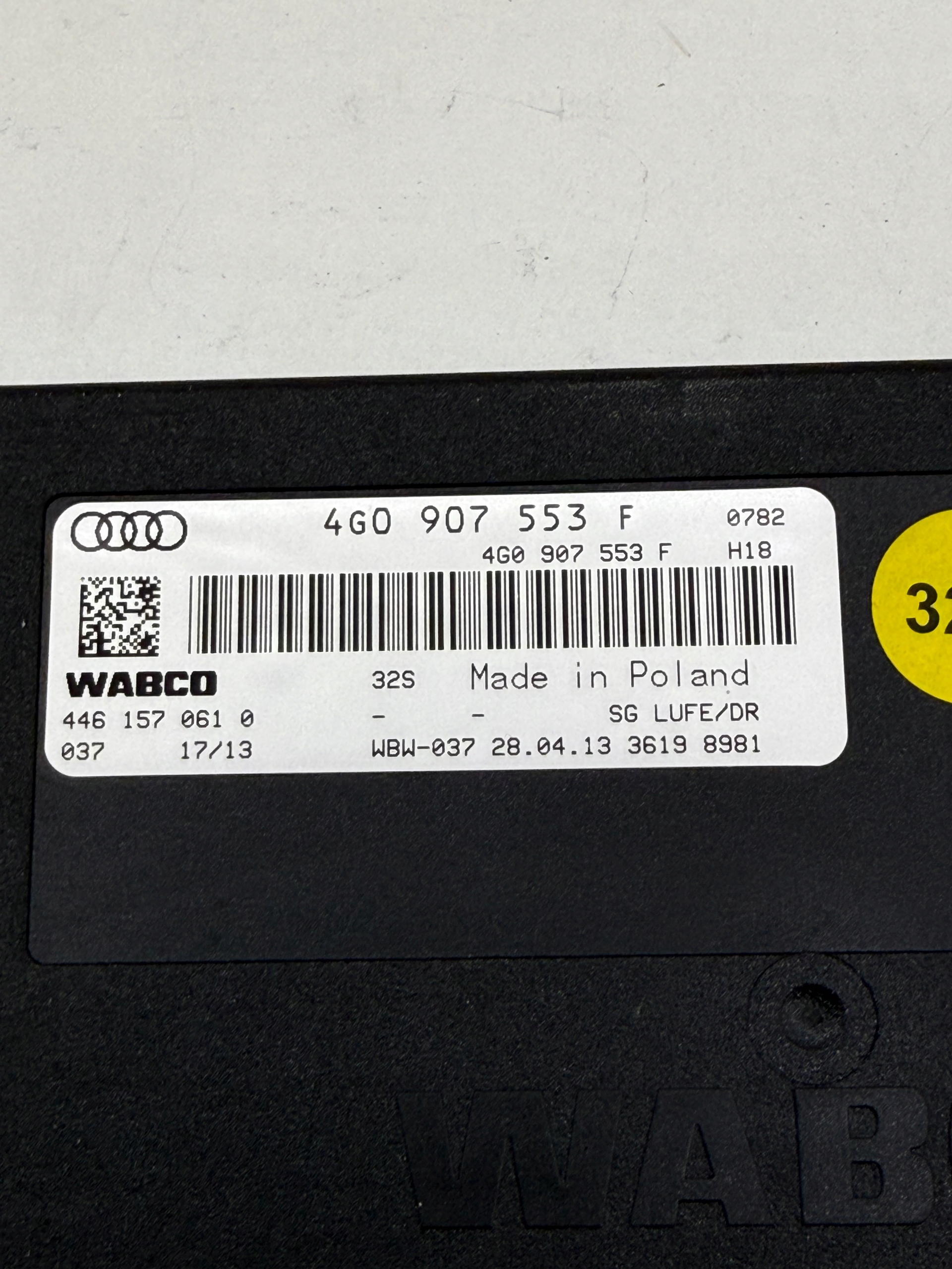 AUDI S7 A7 S6 C7 module control unit springing pneumatycznego SPRAWNY LEGALNY
