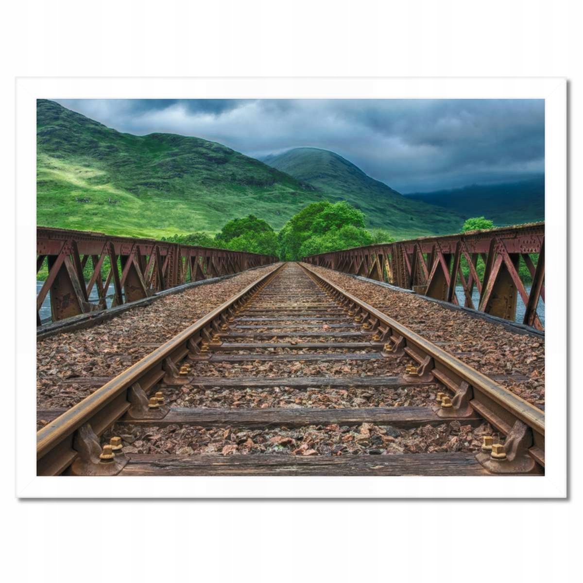 Plakáty v rámu 40x30 Železniční most
