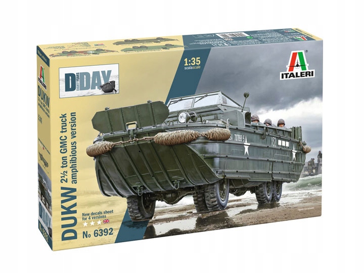 Amfibia Dukw 2.5 Gmc model 6392 Italeri