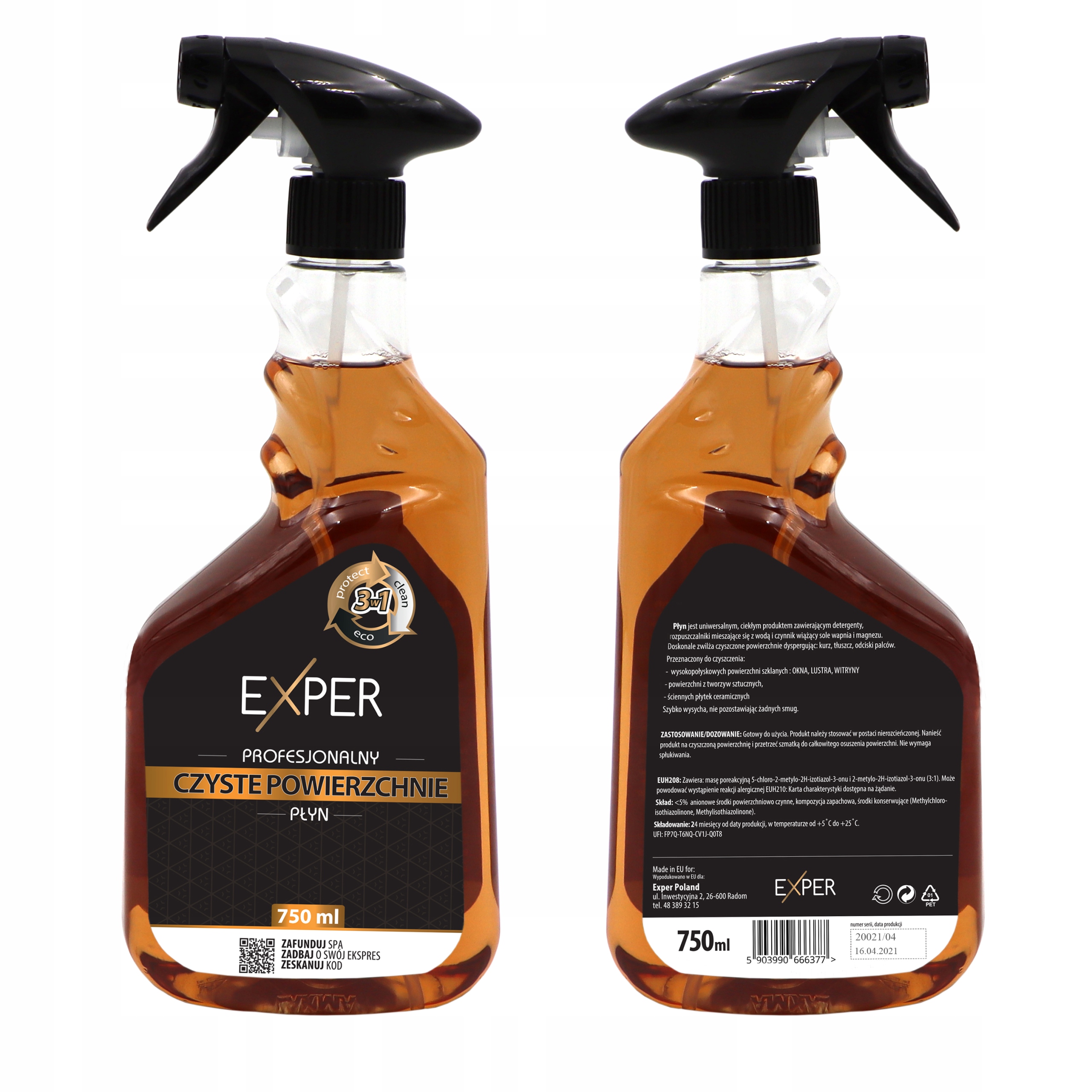 

Exper Profesjonalny Płyn Czyste Powierzchnie 750ML