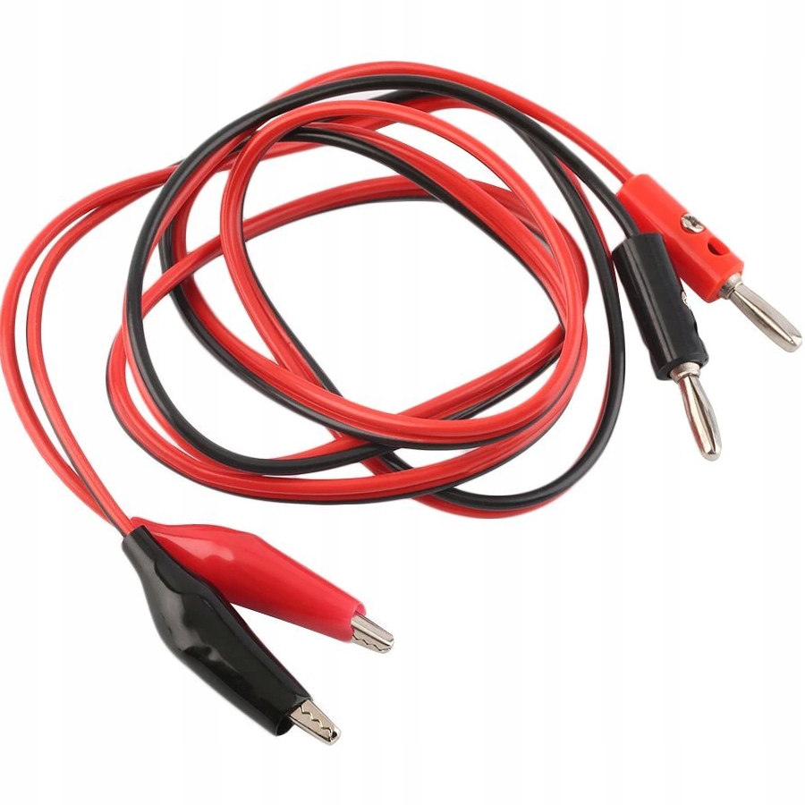 

Przewody Pomiarowe Zasilania Banan Krokodyl 100cm