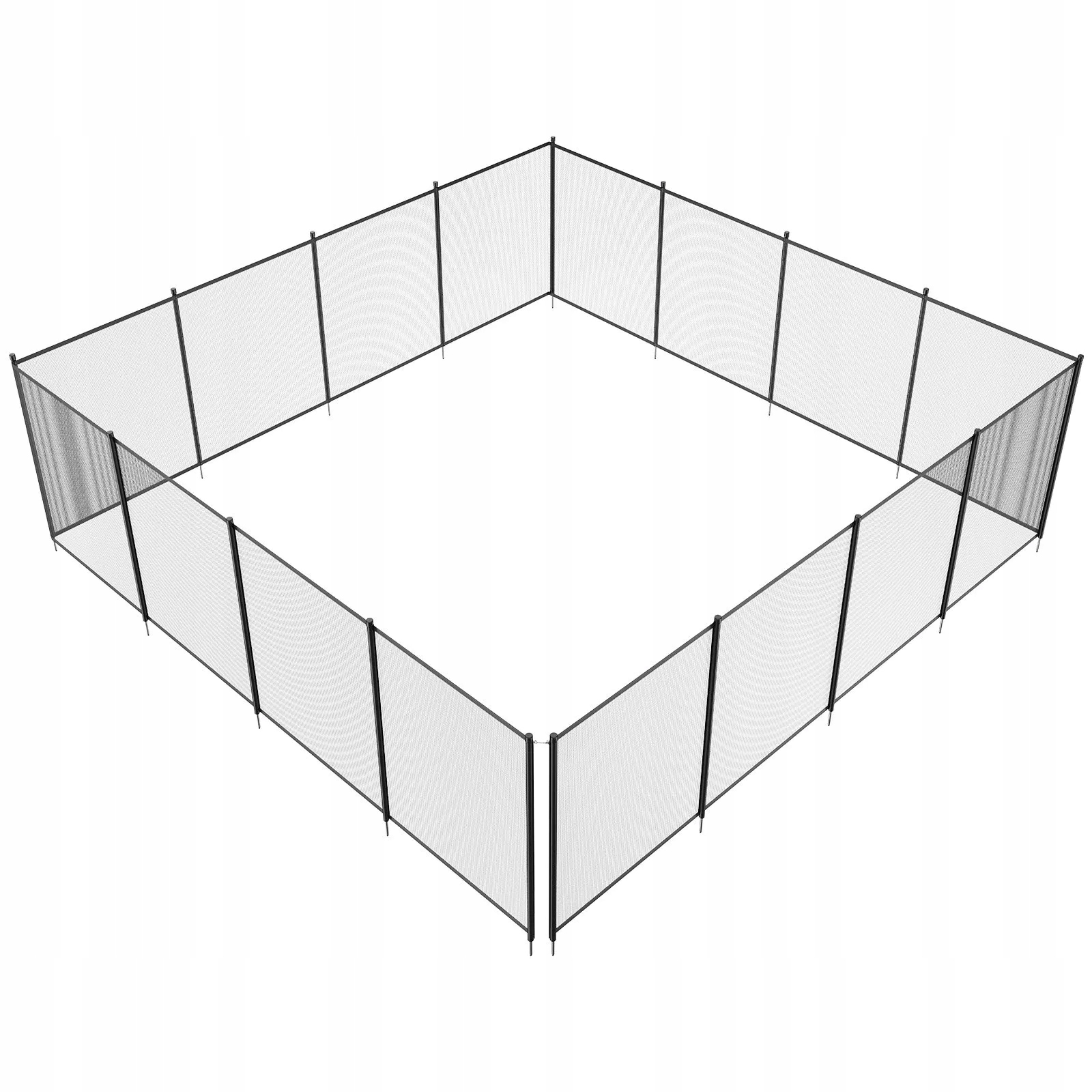Ochranný bazénový plot 1,2 x 14,6 m rozoberateľný pre bazén
