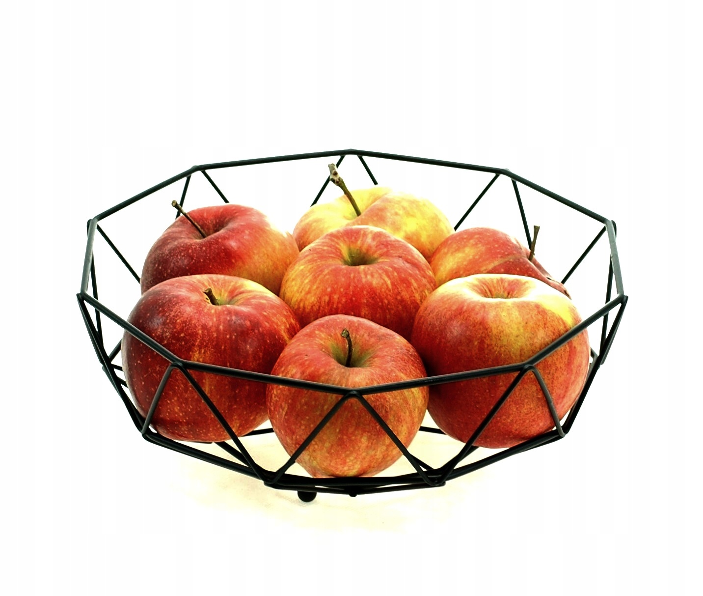 koszyk na owoce AŻUR CZARNY 28x10 W6441-1 — 6