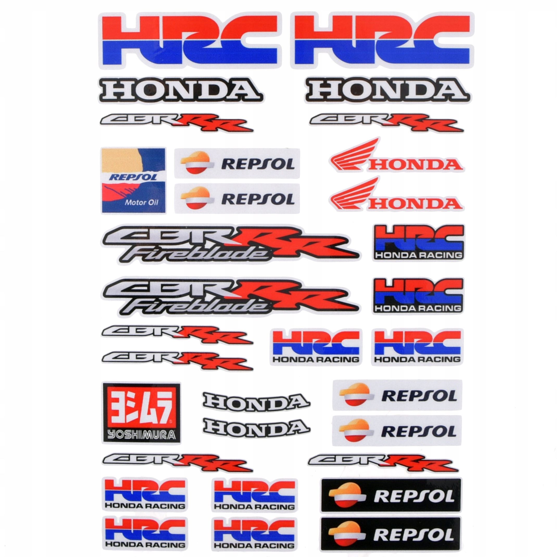 

Naklejki Na Motor Motocykl Honda Cbr Rr Repsol Hrc