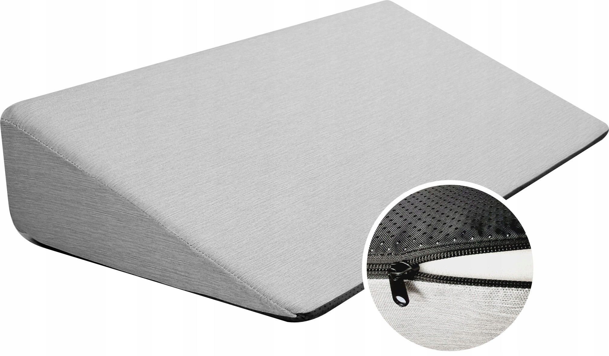 Poduszka Klin pod głowę Poduszka Antyrefluksowa Piankowa 77x40x10 cm