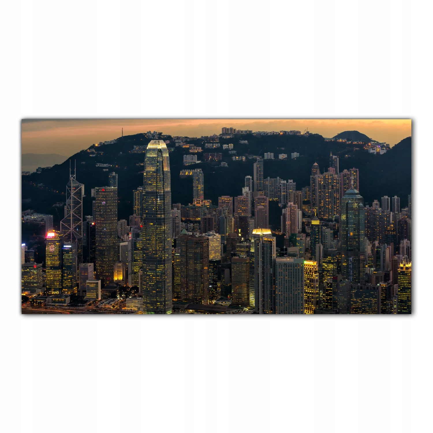 

Obraz na szkle Foto Hong Kong Miasto Azja 100x50