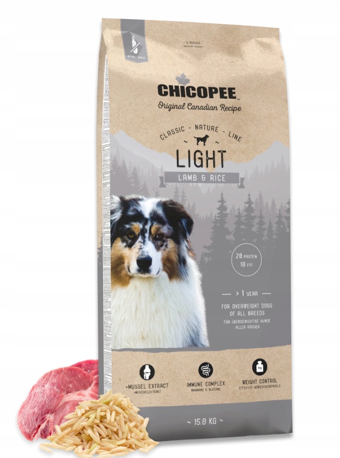 Chicopee Cnl Light Jehněčí & Rýže 15kg