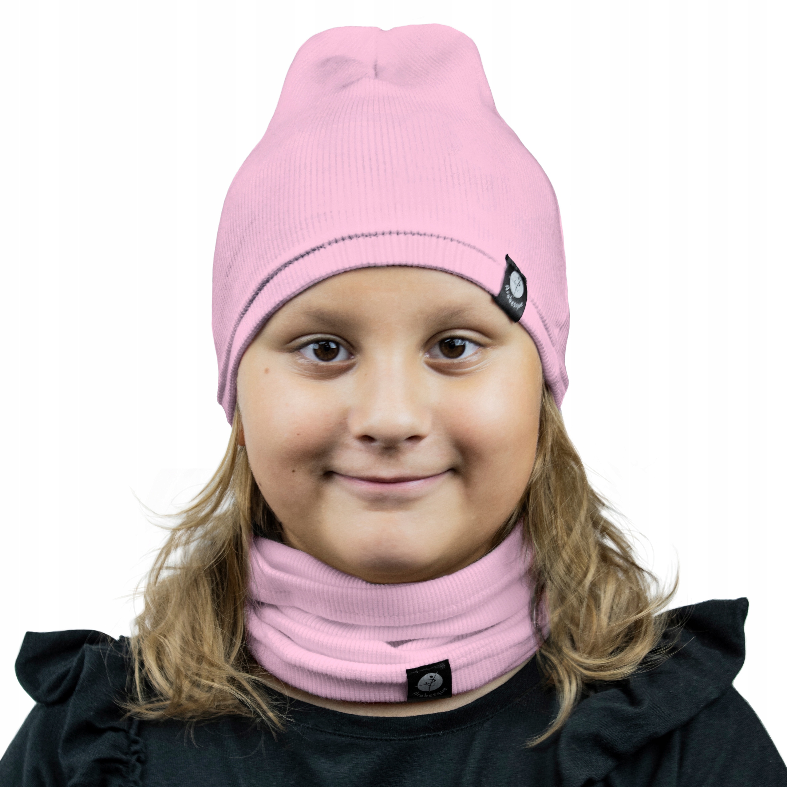 

Polski Komplet Czapka Tuba 46-52 CM Różowy Wiosna