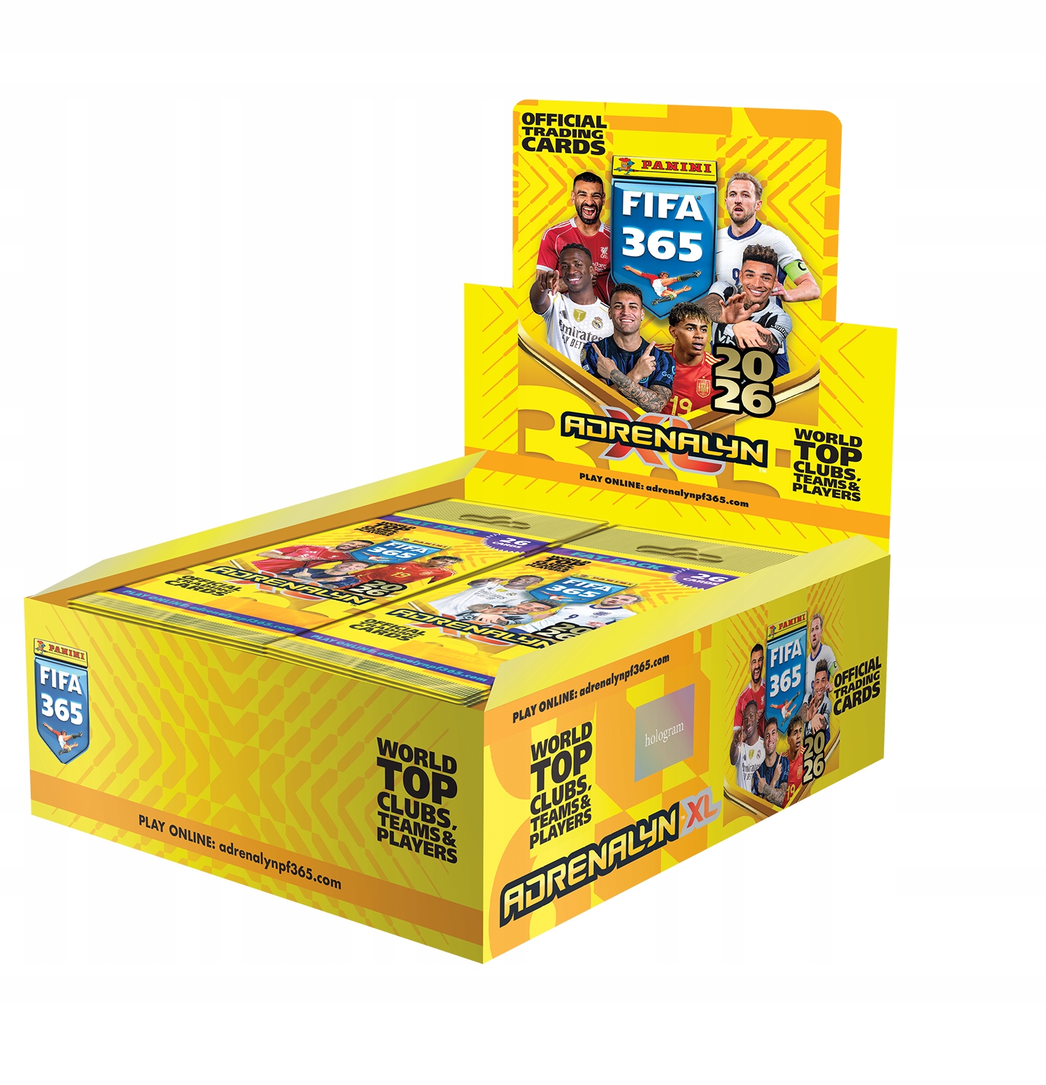 Panini Fifa 365 2026 Adrenalyn XL Saszetka Fat Pack 26 kart Box Display