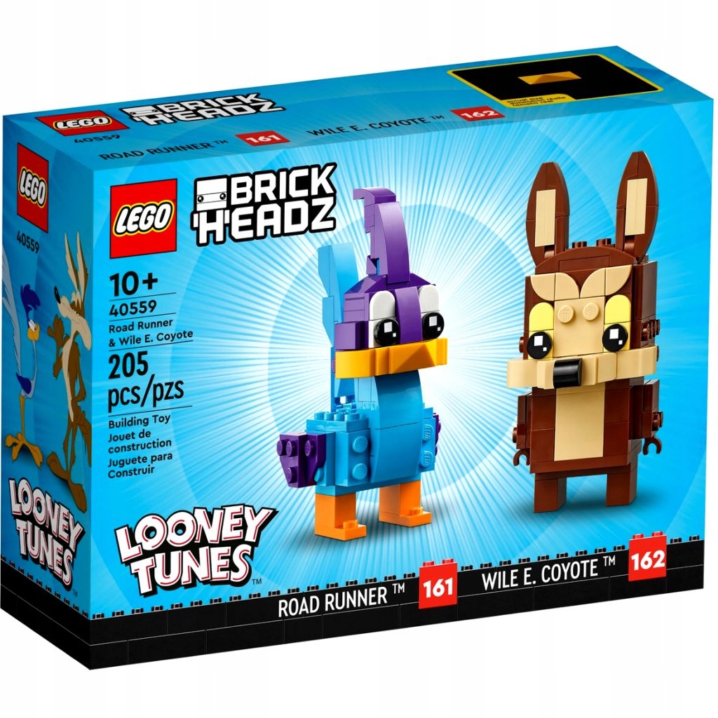 Sada Lego Brickheadz 40559 Pštros Bzučák A Vlk E. Kojot