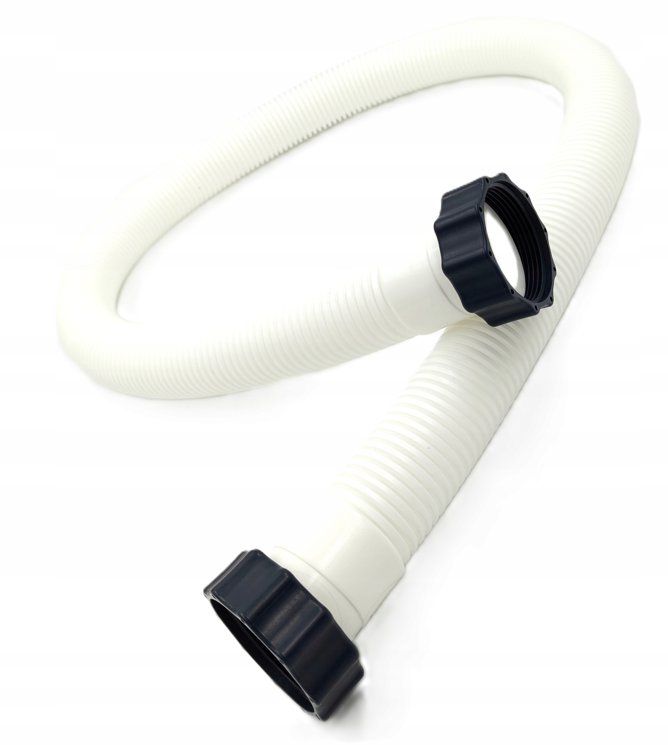 Wąż z Nakrętkami do Łączenia Pompy Basenowej Basenu 38mm/150cm