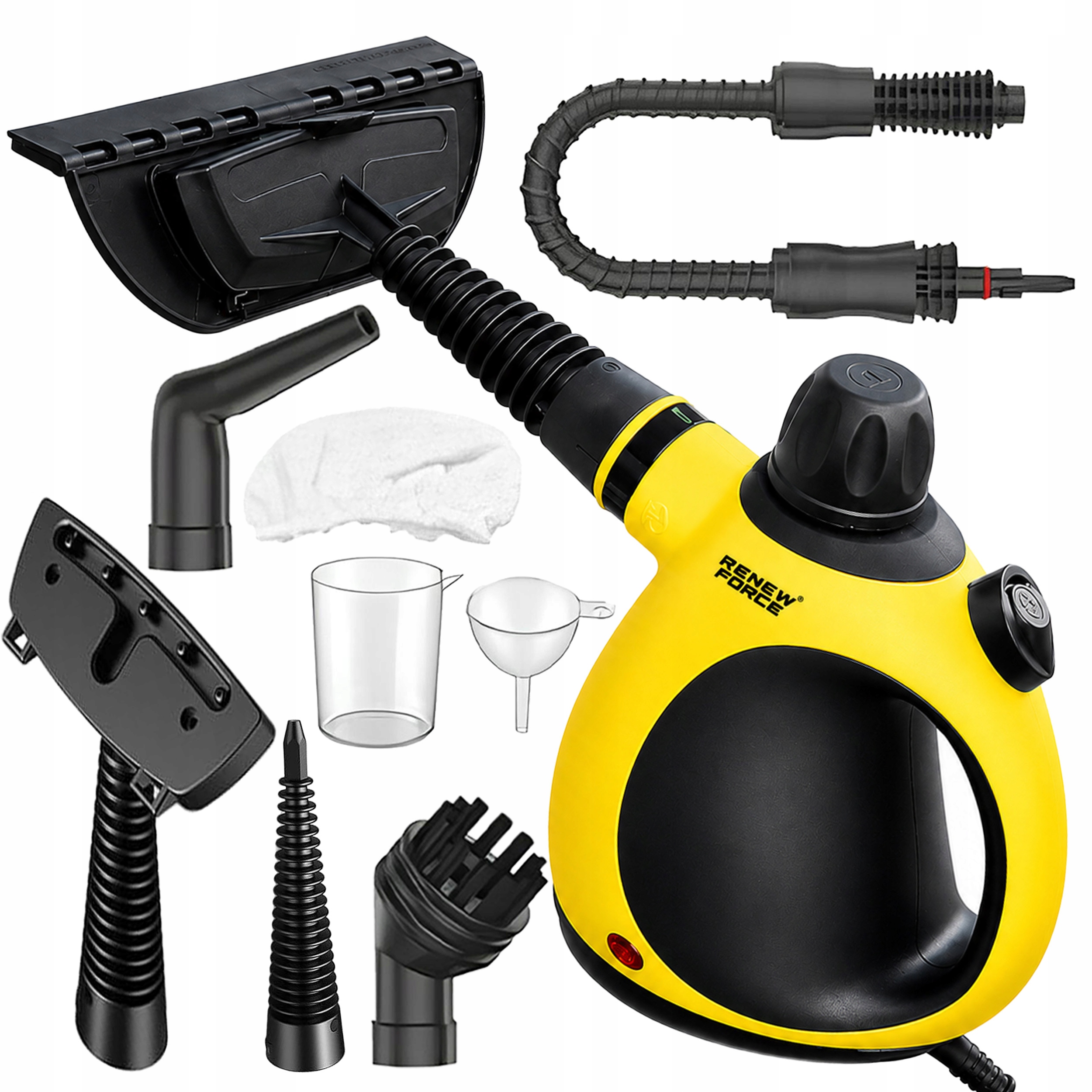 Parní Čistič, Parní Čistič, 3 Bary, Výkon 1000 W Pro Okna, Spáry, Skvrny, Čalounění