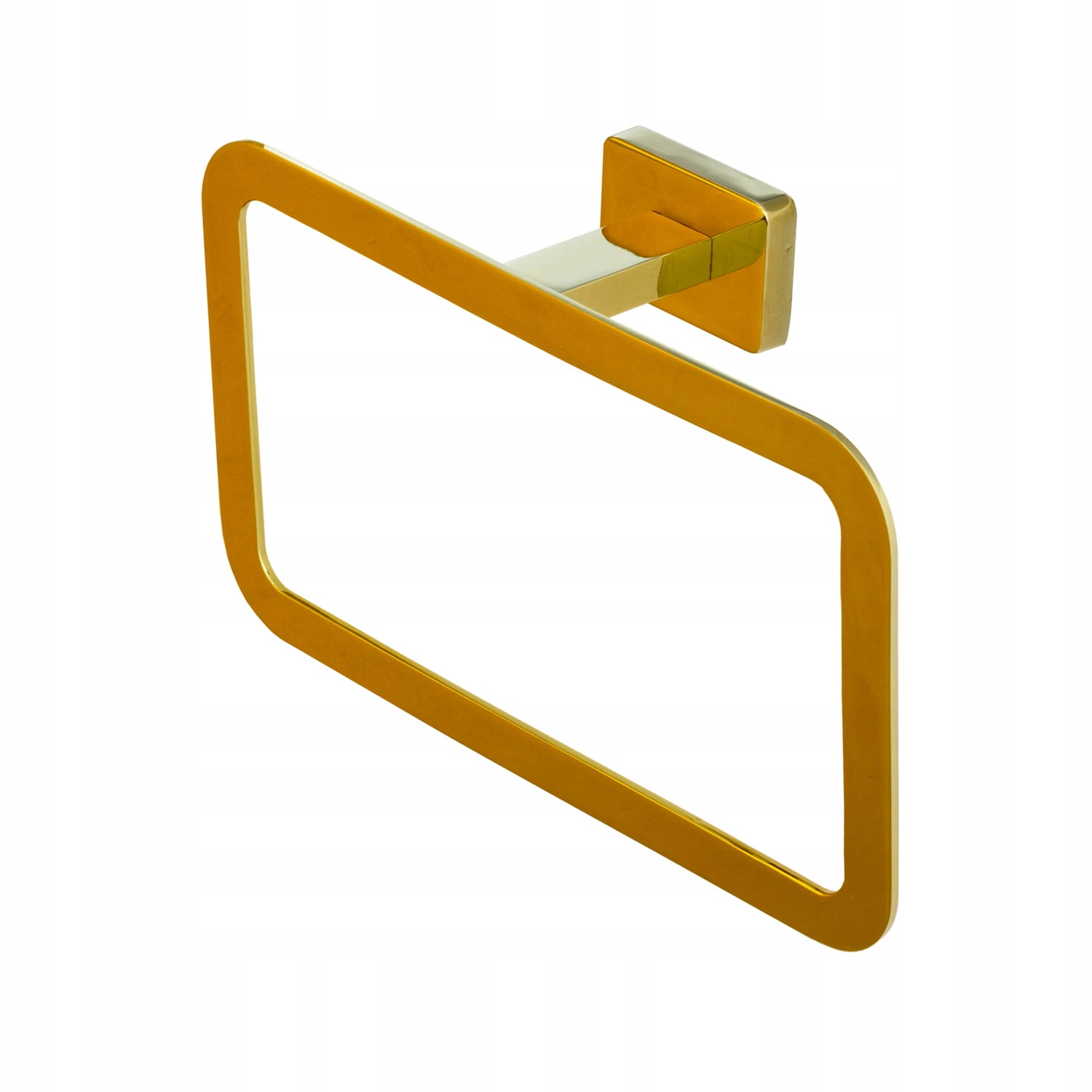 Věšák na ručník čtvercový Caro Zlatý Gamma