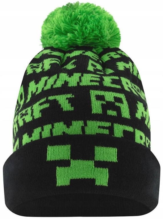 

Czapka Jesienno-zimowa z pomponem Minecraft 54 cm