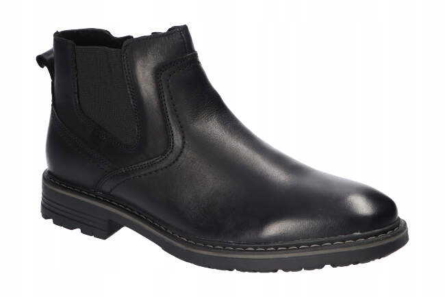 

American CY23 Trzewiki Buty Zimowe Skórzane Bk 41