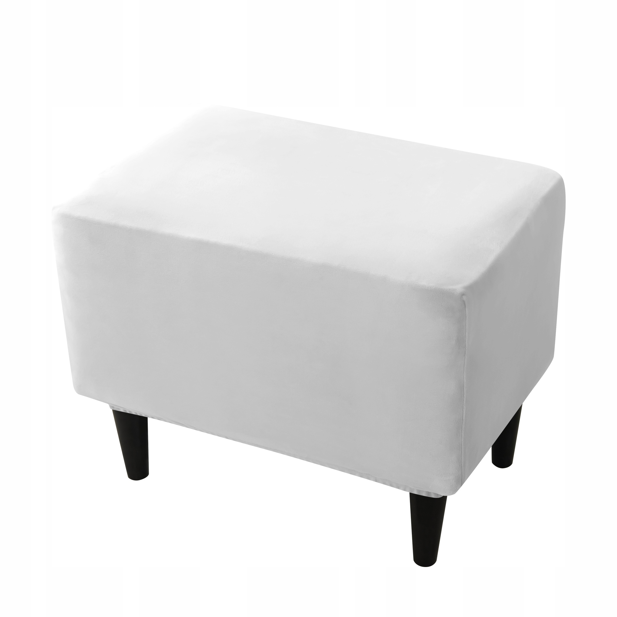 

Pokrowiec na Podnóżek Puf Jasny Szary