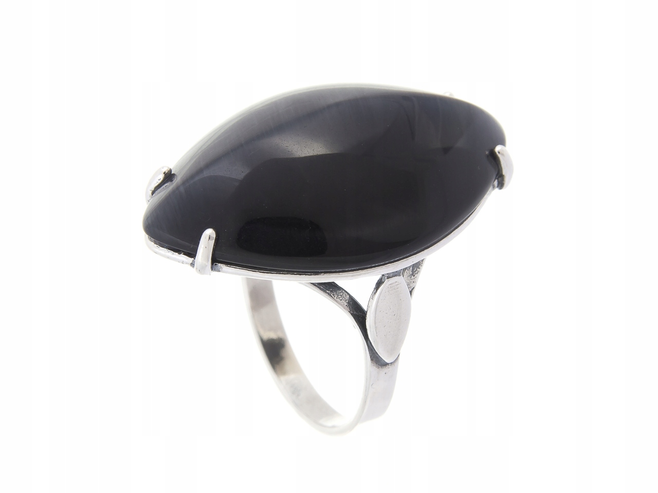 Stříbrný Prstýnek Vel Velký Kámen