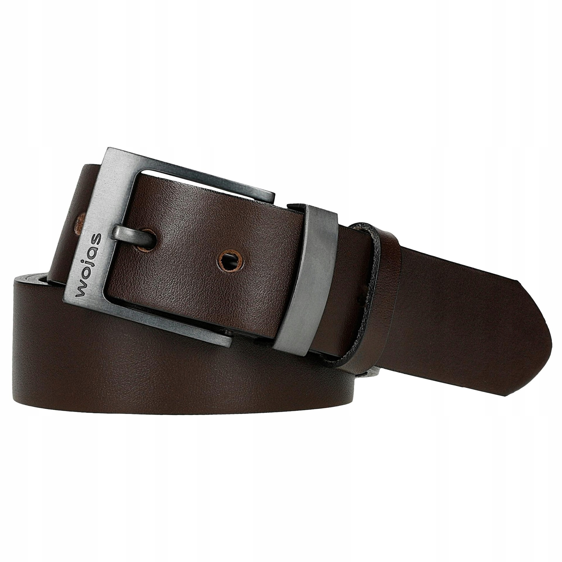 Pasek Męski Skórzany Skóra Naturalna Ciemnobrązowy Wojas r. 100
