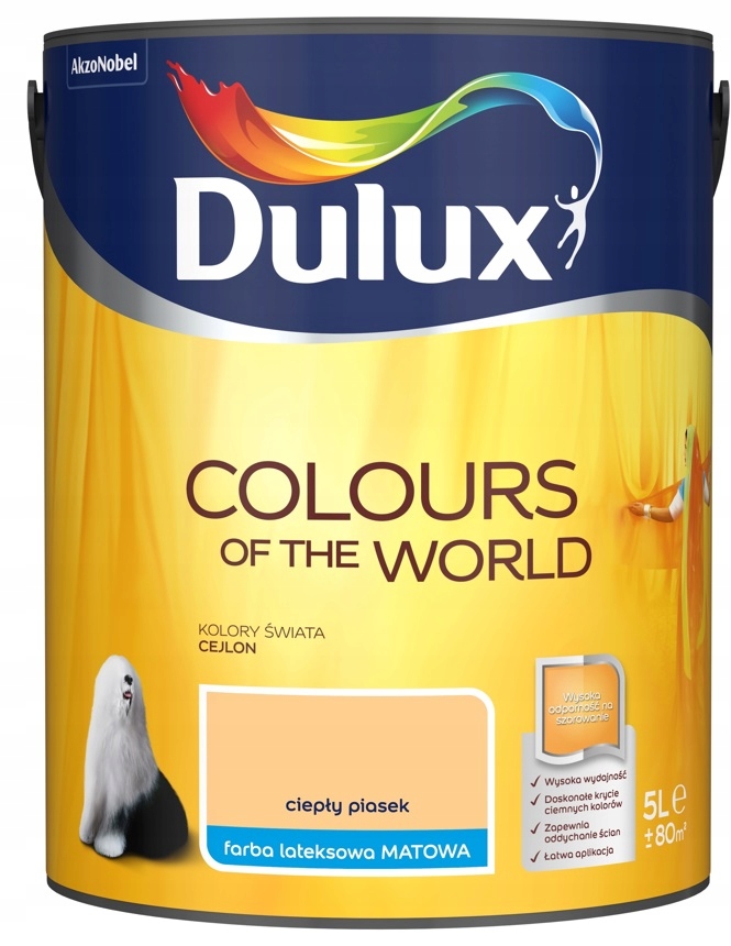 

Farba Dulux Świata- ciepły piasek, 5l