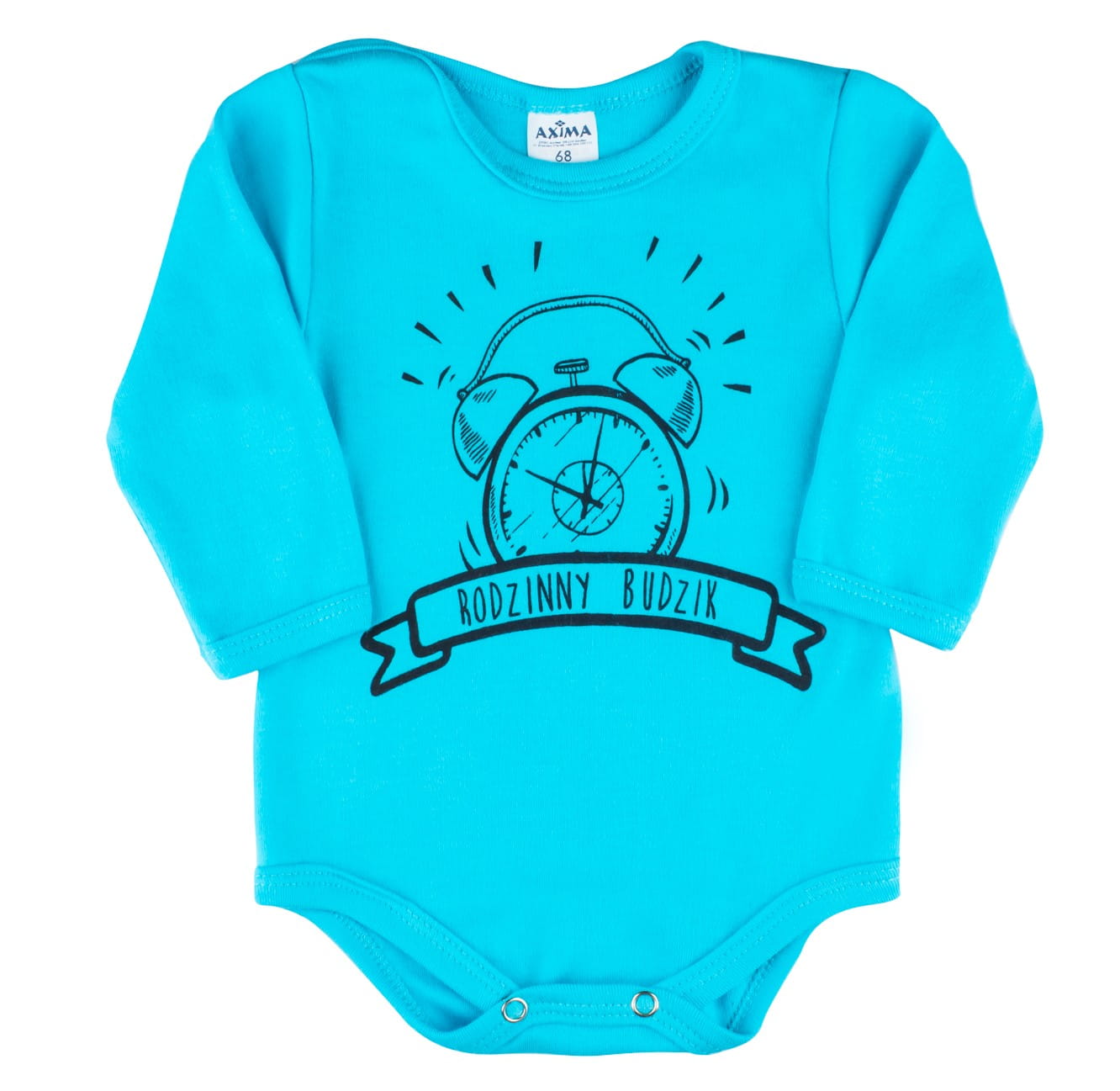 Body dla dziewczynki długi rękaw BUDZIK - r. 62