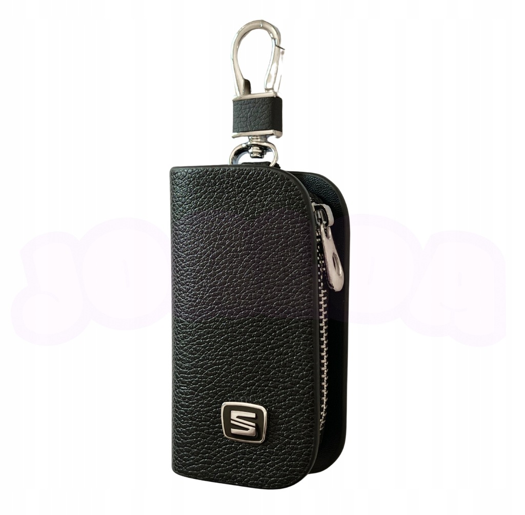 Kožené Pouzdro na klíče Seat logo Klíčenka do auta Elegantní přívěsek na klíče