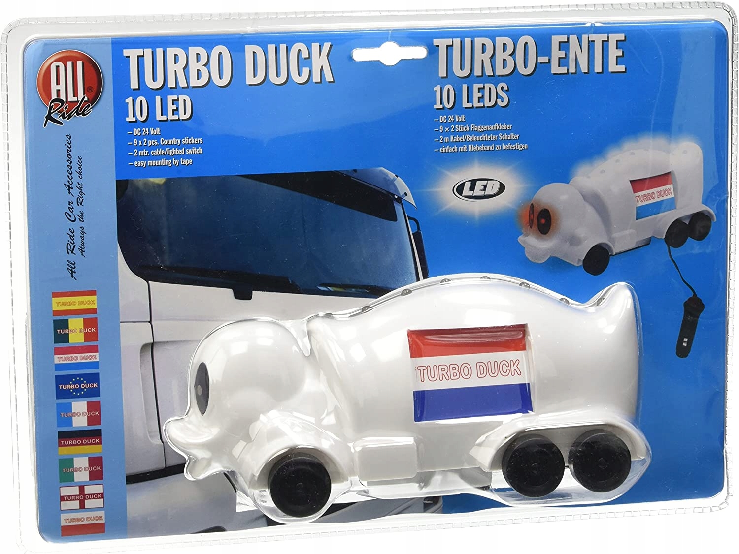 Turbo DUCK Kaczka Świecąca 10 LED Biała 24V W3EE2 za 25 zł z Kłodzko -   - (13094879523)