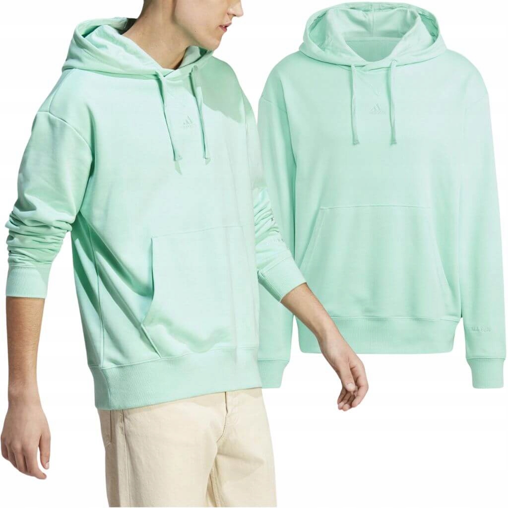 Adidas pánská mikina tepláková mikina s kapucí, sportovní klokanka, měkká, volná, velikost XL