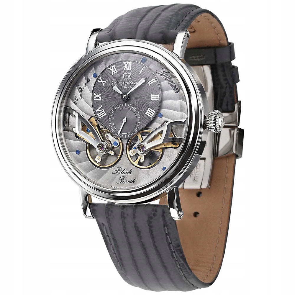 Pánské Hodinky Carl von Zeyten CVZ0017SGYS šedý pásek
