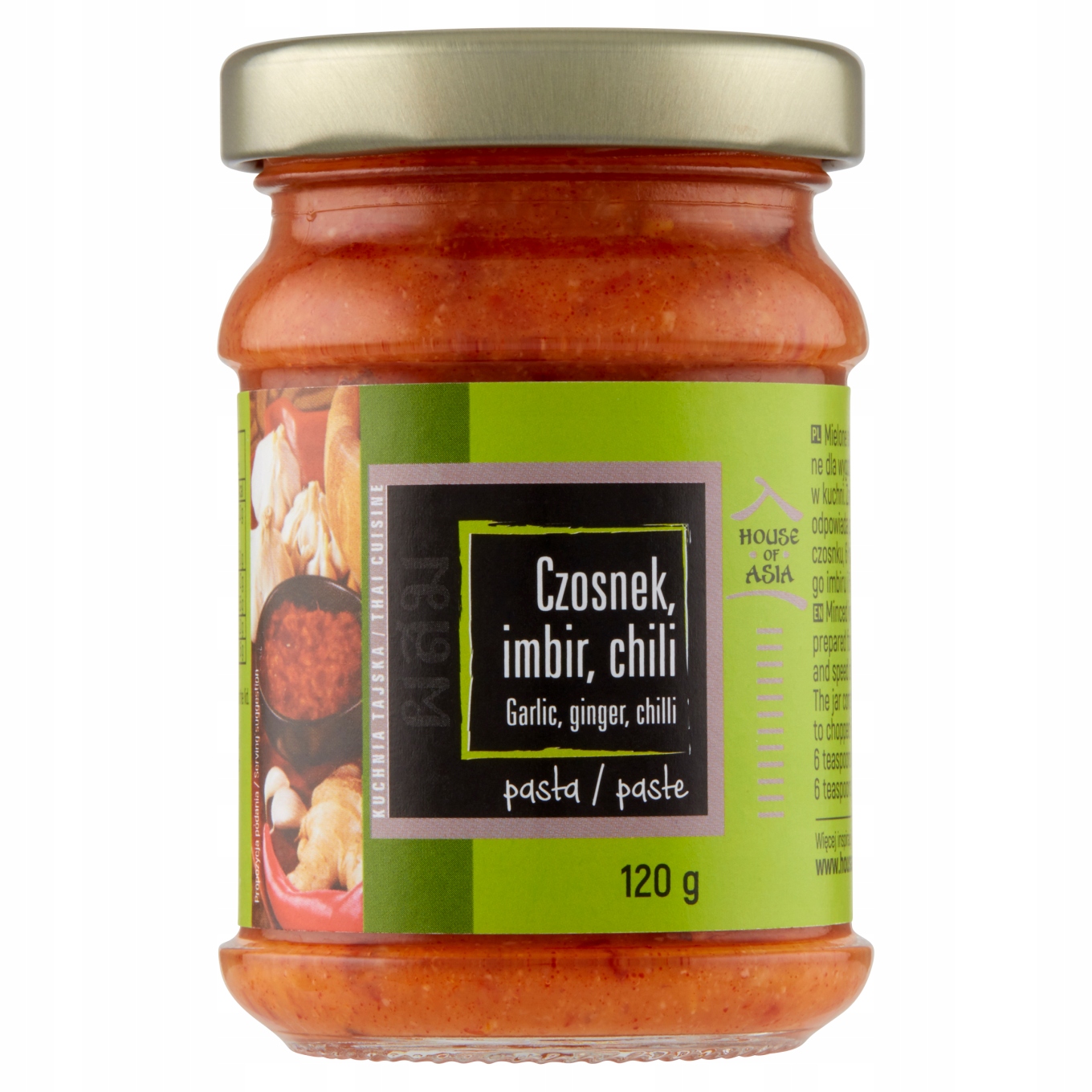 

House of Asia Pasta czosnek imbir chili 120 g