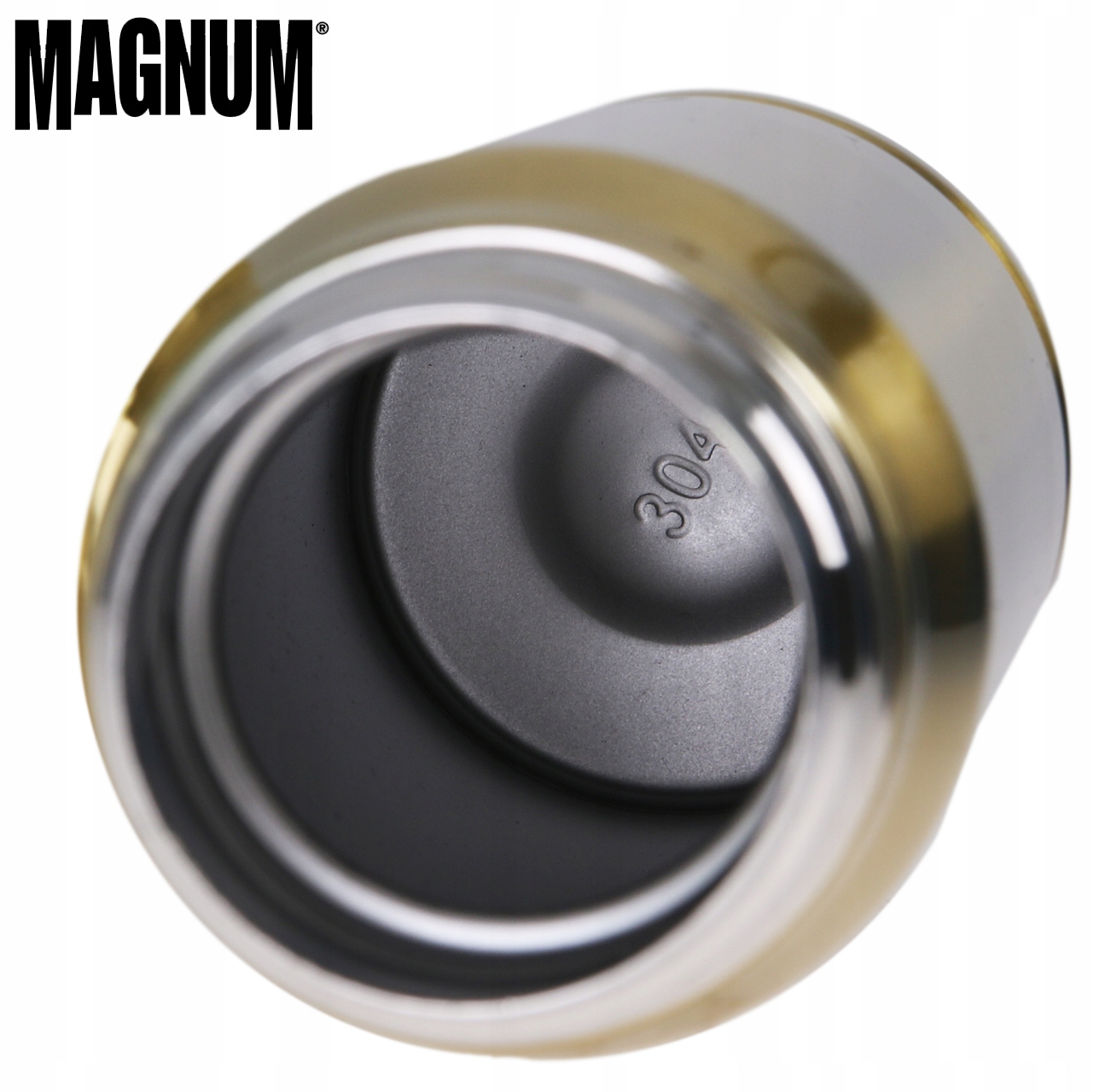 TERMOS PRÓŻNIOWY VACUUM MAGNUM BULLET NABÓJ 350ml Materiał stal nierdzewna
