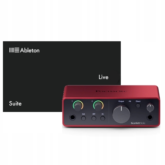 Ableton Live 12 Suite & Scarlett Solo 4Gen Balíček Ableton Live 12 Suite