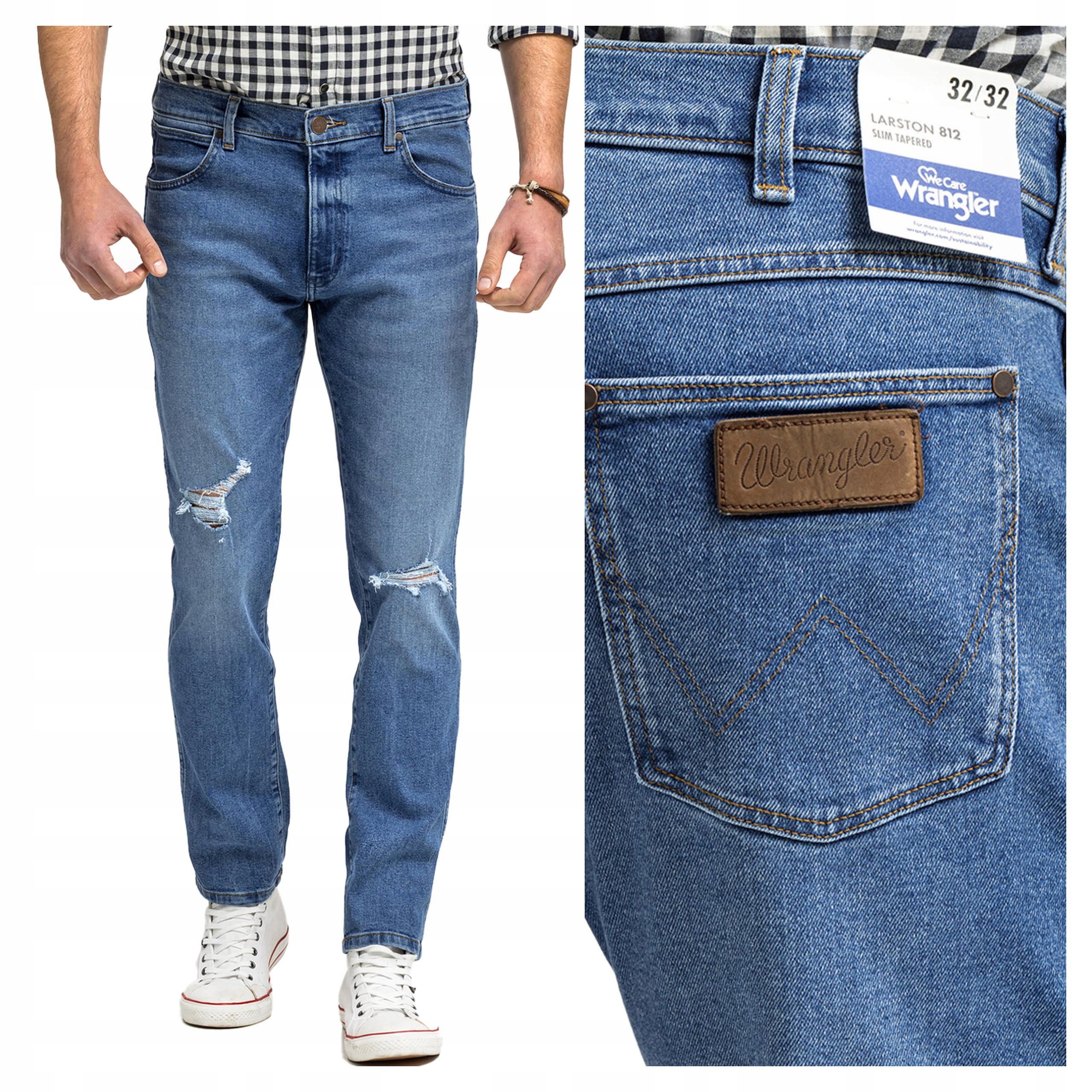 Pánské přiléhavé džínové kalhoty Wrangler Larston 32/34