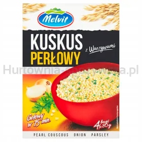 Levně Melvit Perlový kuskus Se Zeleninou 4 x 80 g