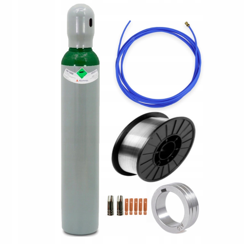 

Zestaw do spawania aluminium migomatem 0,8mm Mig