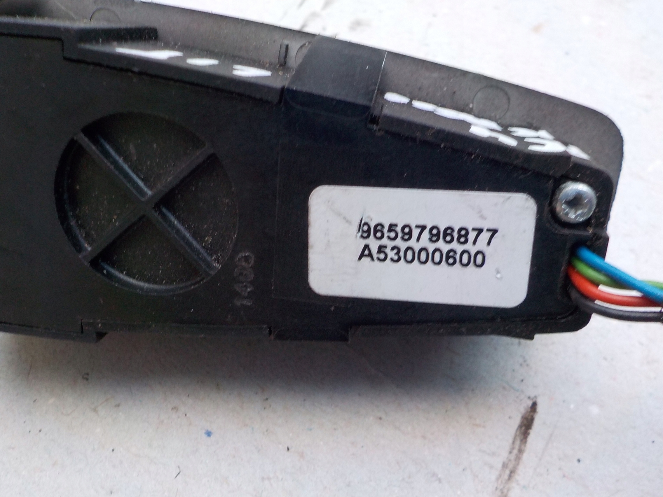 panel air conditioning devices citroen c4 picasso 08r 9659796877