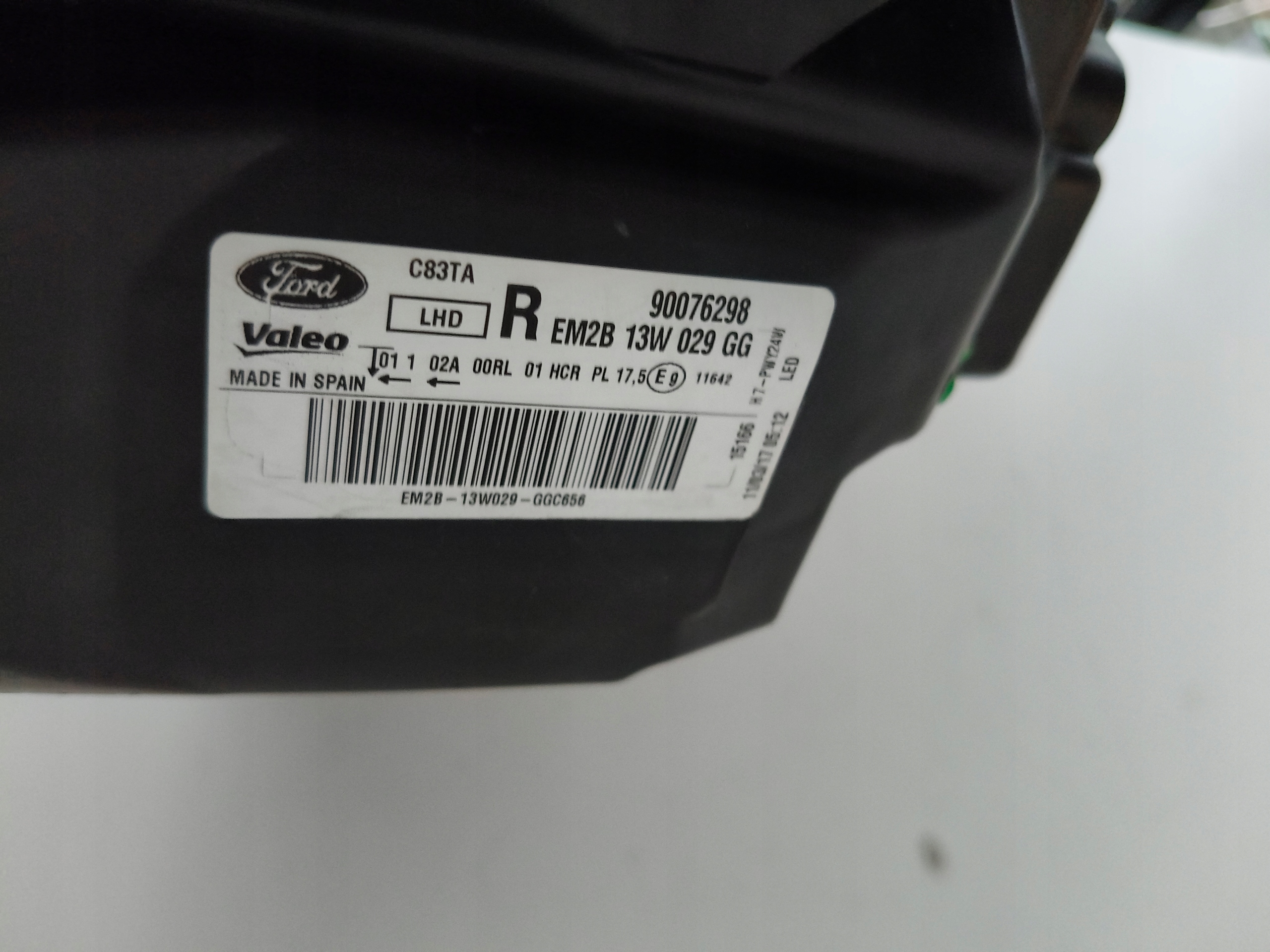 light right REFLEKTOR FORD S-MAX MK2 14- GALAXY MK4 15- LED
