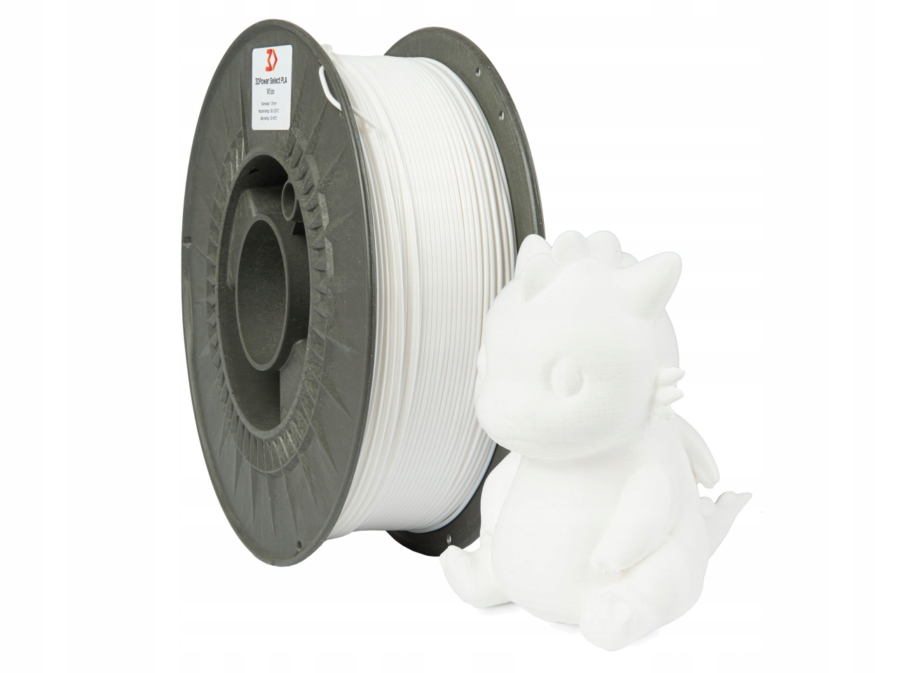 Filament 3DPower Select PLA 1.75mm White BIAŁY 1kg
