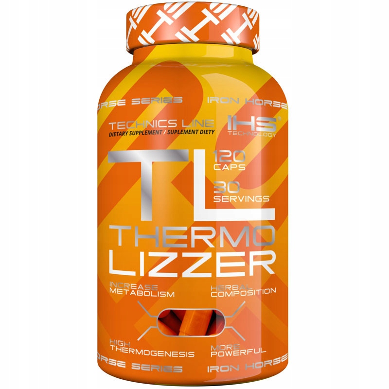 Iron Horse Thermo Lizzer 120caps Termogenik Burner