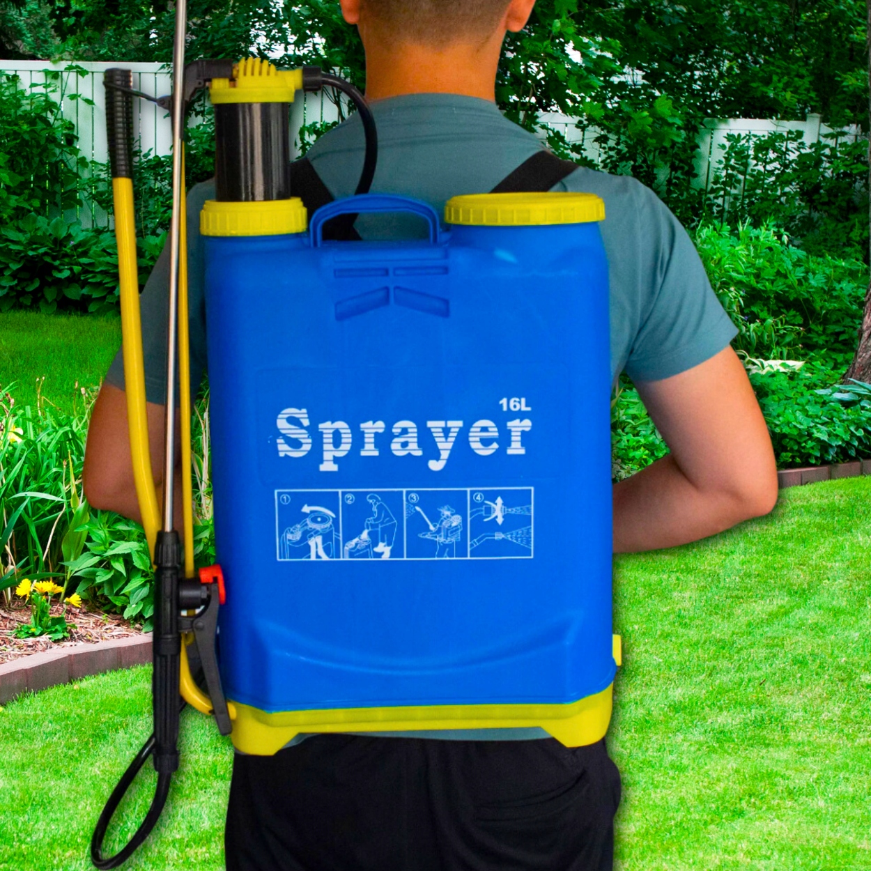 OPRYSKIWACZ CIŚNIENIOWY PRO 16L DŁUGA LANCA 100cm WYTRZYMAŁY OPRYSK EAN (GTIN) 0732757252967