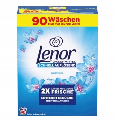 Lenor proszek do prania do białego Aprilfrish 90p. 4,95kg