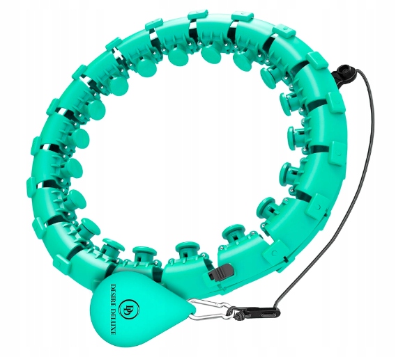 Desire Deluxe Hula hop z obciążeniem z wypustkami odchudzające