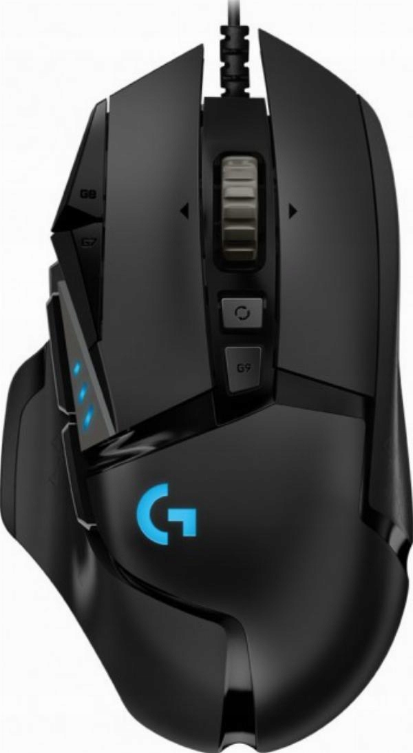 Drátová myš Logitech G502 Hero s optickým senzorem