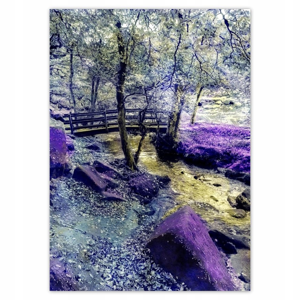

Naklejki 50x70 Mostek nad rzeką