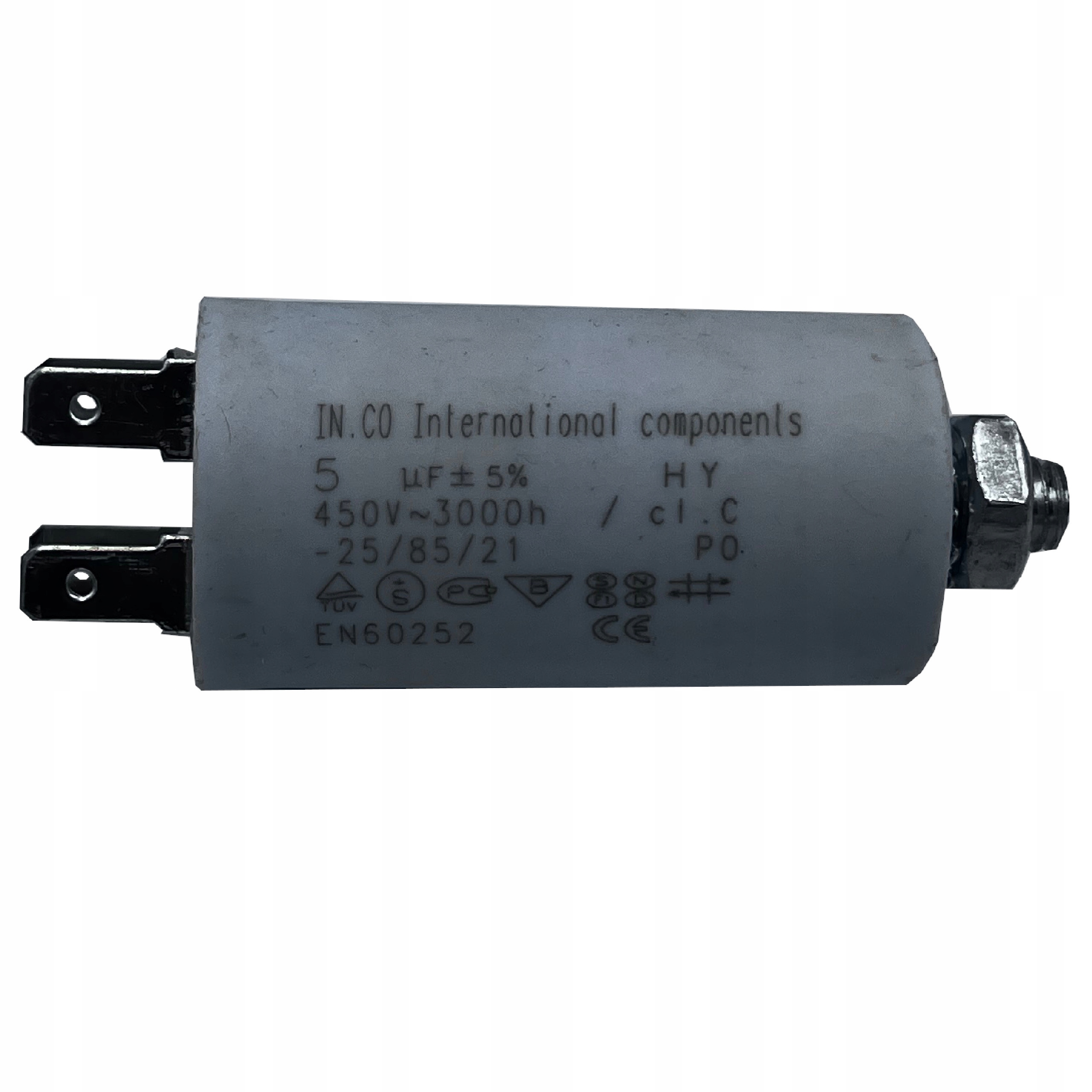 kondensator rozruchowy Tc silnikowy 5 uF 450V 5uF/450V