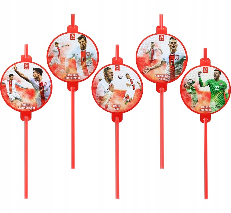 Rurki słomki reprezentacja Polski Mistrzostwa 5szt