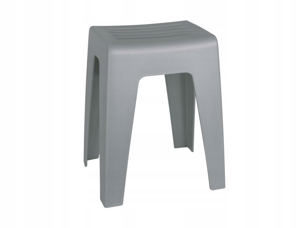 Koupelnová stolička Kumba, šedá, Wenko