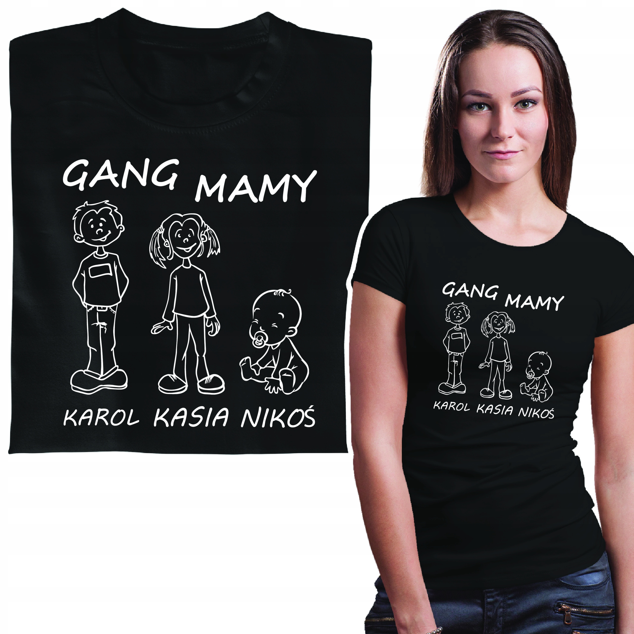 

Koszulka Na Dzień Matki Gang Mamy Z Dziećmi Imiona